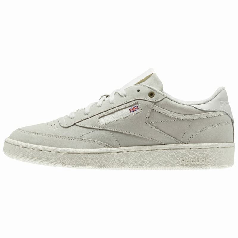 Tenisi Reebok Club C 85 Montana Cans Collaboration Dama Gri Romania UX4067KX